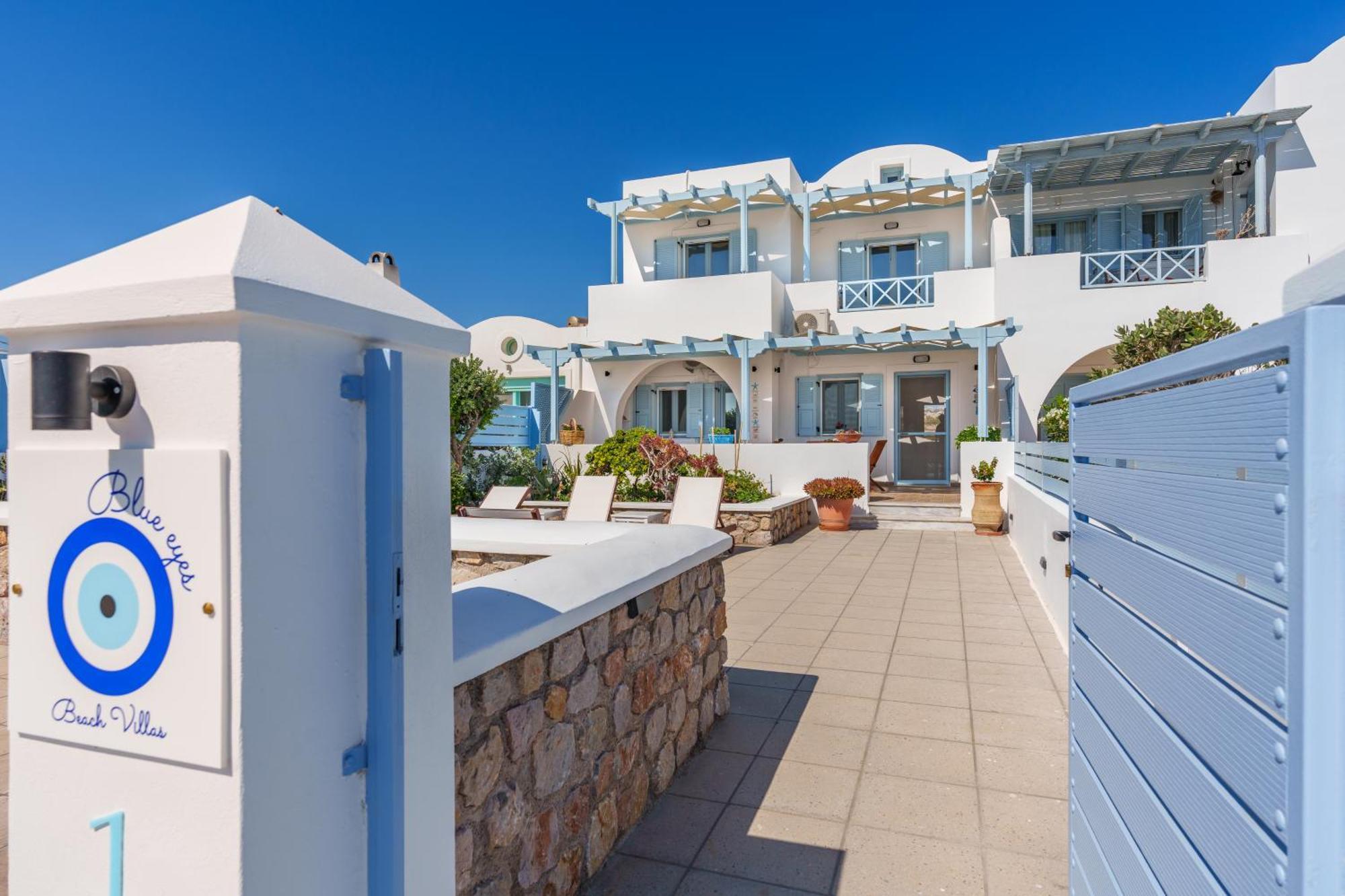 Blue Eyes Beach Villas Monolithos Exterior foto