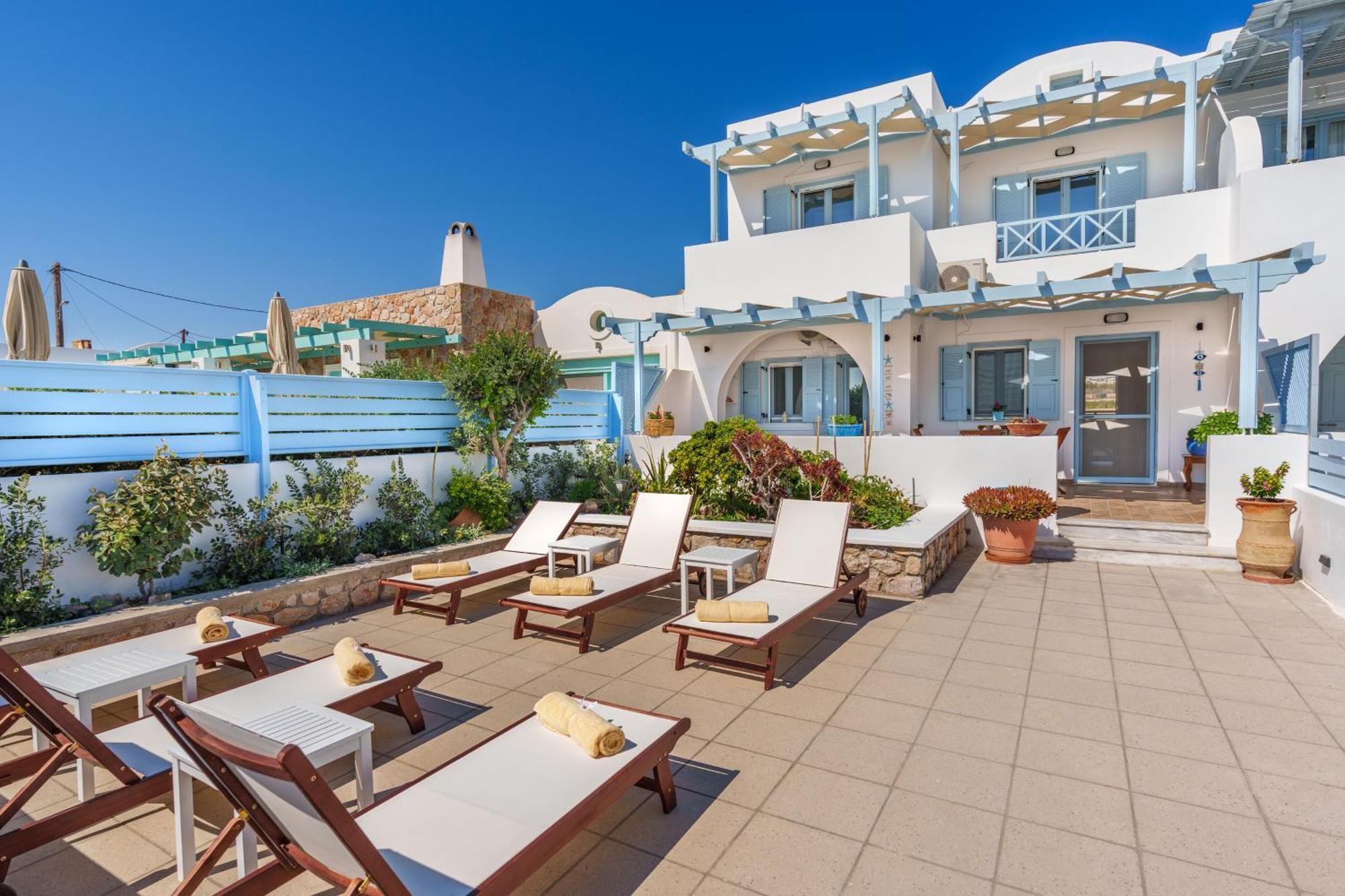 Blue Eyes Beach Villas Monolithos Exterior foto