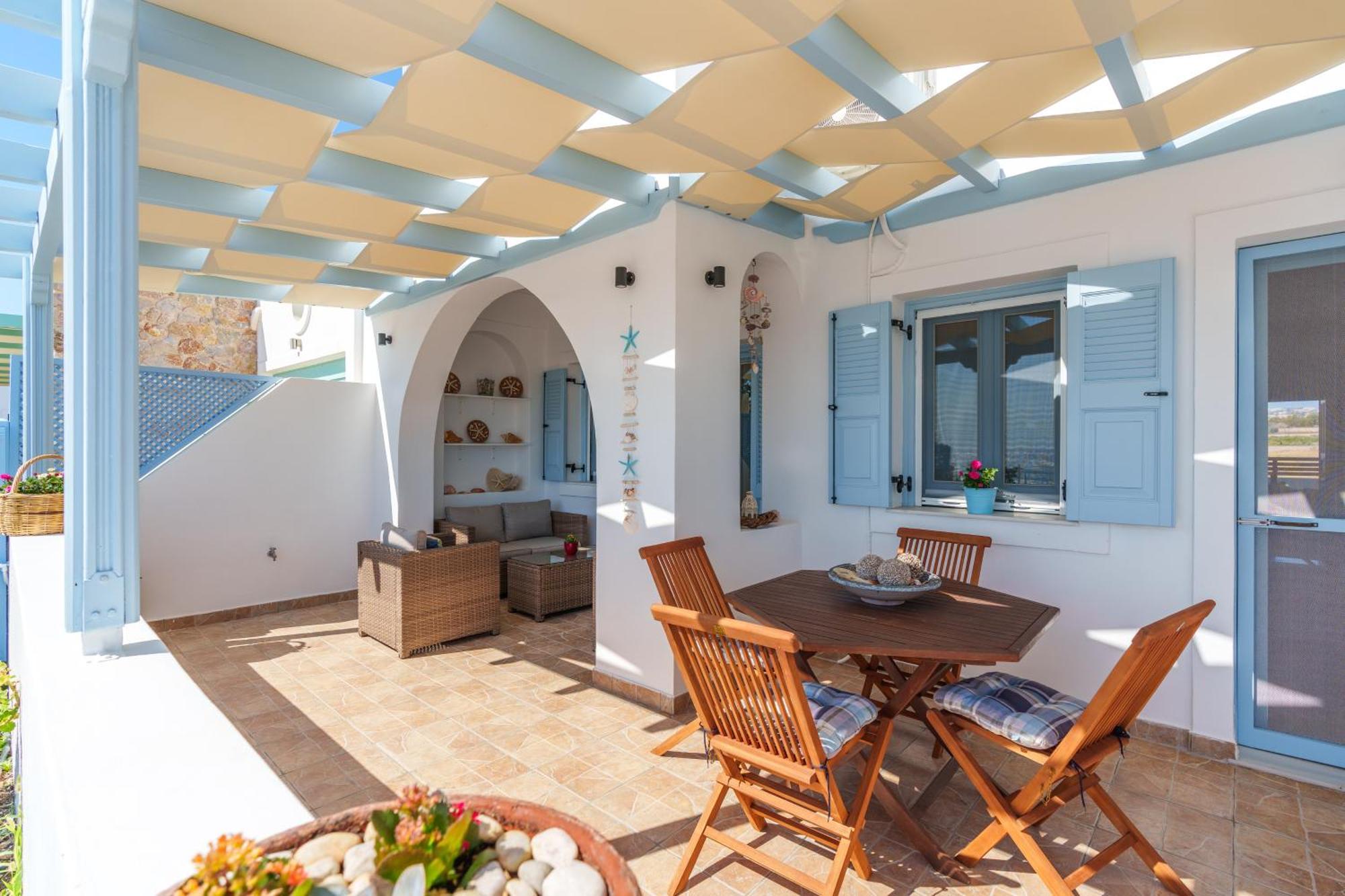 Blue Eyes Beach Villas Monolithos Exterior foto