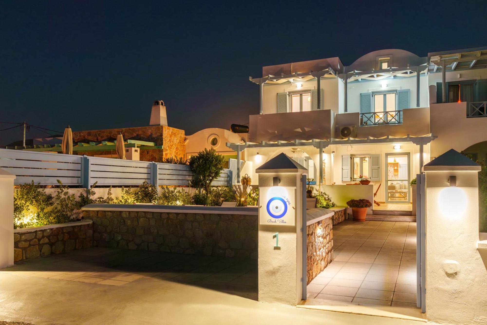 Blue Eyes Beach Villas Monolithos Exterior foto